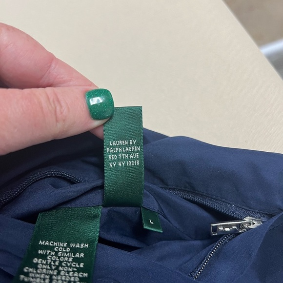 Ralph Lauren Reversible Crested Vest Blue Size Large *Has Flaws* - Picture 12 of 15